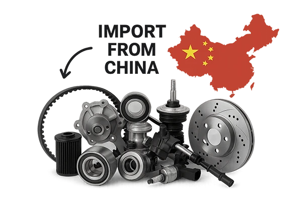 واردات قطعات خودرو از چین